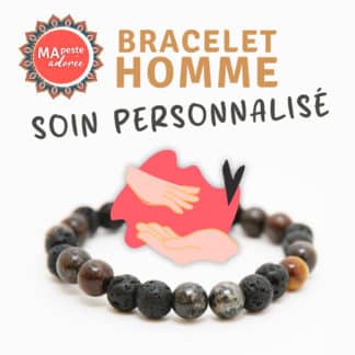 C'est un bracelet lithothérapie sur mesure, un bracelet "soin" pour vous aider à avancer