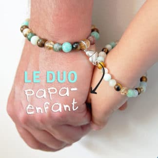 Duo de bracelet pour un papa et son fils