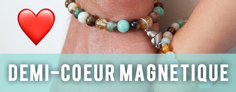 bijoux personnalisés avec demi cœur magnétique : tout savoir