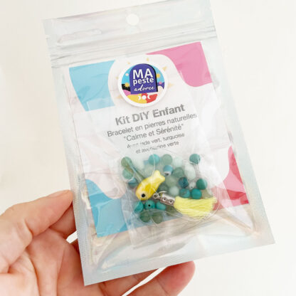 Kit DIY Bracelet Enfant "Calme et sérénité"