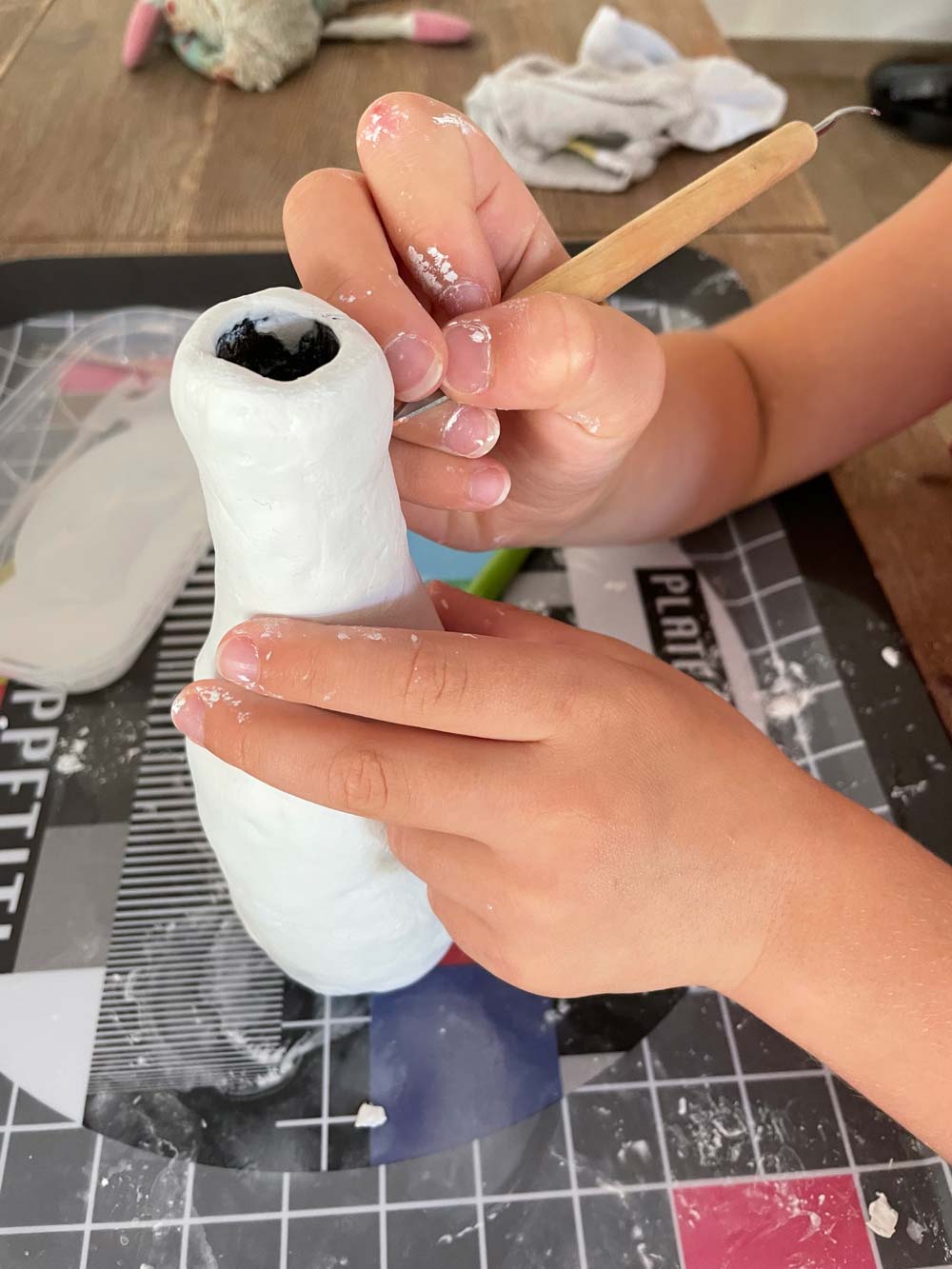 Activité créative DIY n°1 : l'argile auto-durcissante avec les enfants