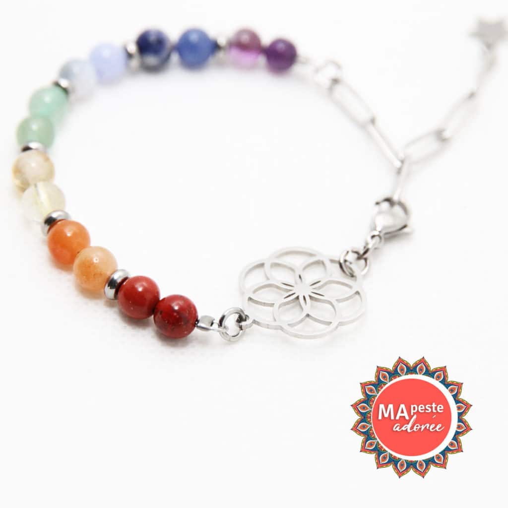 bracelet 7 chakras pour la fête des mères